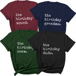 誕生日パーティマッチンググループクールヴィンテージカスタム Tシャツ<br><div class="desc">お客様の誕生祝いを次のレベルに上げるクールための私たちのバースデーパーティマッチンググループのヴィンテージTシャツを紹介カスタム。あなたは誕生日チームの写真を計画するか、単にパーティーで目立ちたがろうと、これらのシャツは完璧な選択である。カスタム文字オプションを使用すると、各シャツをパーソナライズして誕生日集団やクルーの精神を披露することができる。誕生日スクワッドグループの写真シャツから誕生日ガールティーまで、あなたのグループのすべての人のための何かがある楽しむ。心地よいとスタイルを念頭に置いて作られたこれらのシャツは材料で作ら高品質れ、あらゆる人に最適なフィットを確保するために様々なサイズで利用可能である。私たちの誕生日パーティーのシャツで声明を作り、忘れられない思い出を作るカスタム準備をしなさい！</div>