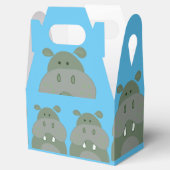 誕生日パーティーおもしろいヒッポ フェイバーボックス (オープン)