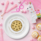 誕生日パーティーかわいいクッキーを取って ペーパープレート (パーティー)