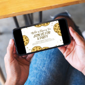 誕生日パーティーかわいいクッキー 招待状