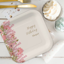 誕生日パーティーかわいらしワイルドフラワーピンクフローラかわいい