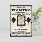 誕生日パーティーが指名手配招待状 招待状 (スタンド正面)