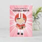 誕生日パーティーでのフ赤と白ットボーイ 招待状 (スタンド正面)