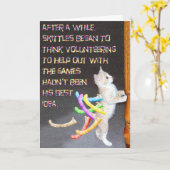 誕生日パーティーでスケートをする カード (黄色い花)