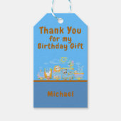 誕生日パーティーのお礼タグ ギフトタグ (正面)