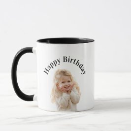 誕生日パーティーのためのカスタムフォトテキスト マグカップ