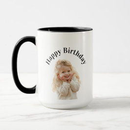 誕生日パーティーのためのカスタムフォトテキスト マグカップ
