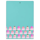 誕生日パーティーのためのキャンディとチョコレートケーキ クリップボード (裏面)