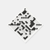 誕生日パーティーのためのクロスワードパズル スタンダードカクテルナプキン (角)