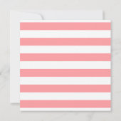 誕生日パーティーのためのモダンで明るい花柄の水彩アート 招待状 (裏面)