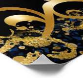 誕生日パーティーのウェルカムサイン ポスター (角)