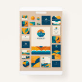 誕生日パーティーのウェルカムバッジ バッジ (裏面)