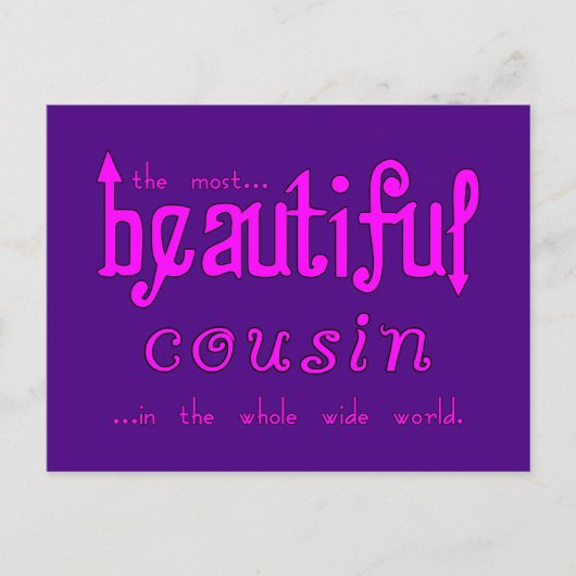 誕生日パーティーのクリスマス:美しいいとこの シーズンポストカード (正面)