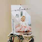 誕生日パーティーのサイン写真ウェルカムサイン ポスター