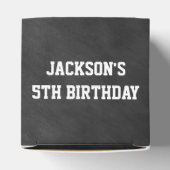 誕生日パーティーのサッカーの好意ボックス フェイバーボックス (上部)