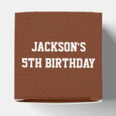 誕生日パーティーのサッカーの好意ボックス フェイバーボックス (上部)