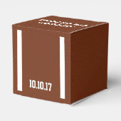 誕生日パーティーのサッカーの好意ボックス フェイバーボックス (裏面サイド)