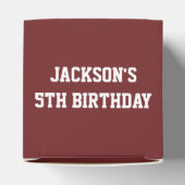 誕生日パーティーのサッカーの好意ボックス フェイバーボックス (上部)