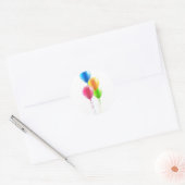 誕生日パーティーのバルーンセット ラウンドシール (封筒)