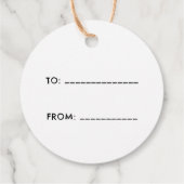 誕生日パーティーのピンクのウサギラベル フェイバータグ (裏面)