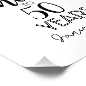 誕生日パーティーのポスターの看板 フォトプリント            (角)