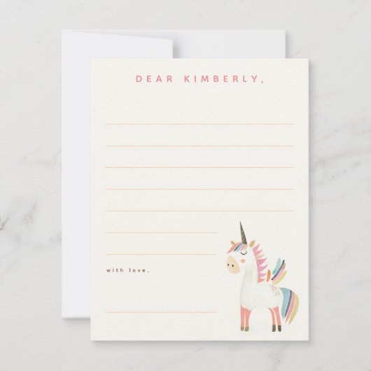 誕生日パーティーのメモまたはメッセージ ノートカード (正面)