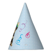 誕生日パーティーのヨークシャーテリア パーティーハット (右)