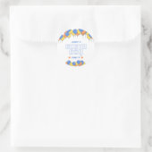 誕生日パーティーの丸シール |レトロ ラウンドシール (バッグ)