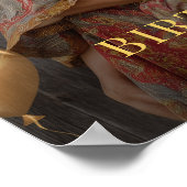 誕生日パーティーの写真へようこそ ポスター (角)