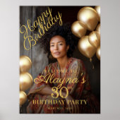 誕生日パーティーの写真へようこそ ポスター (正面)