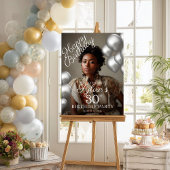 誕生日パーティーの写真へようこそ ポスター