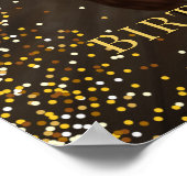 誕生日パーティーの写真へようこそ ポスター (角)