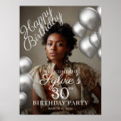 誕生日パーティーの写真へようこそ ポスター (正面)