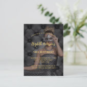 誕生日パーティーの写真 インビテーションポストカード (スタンド正面)