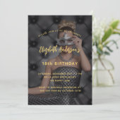 誕生日パーティーの写真 招待状 (スタンド正面)