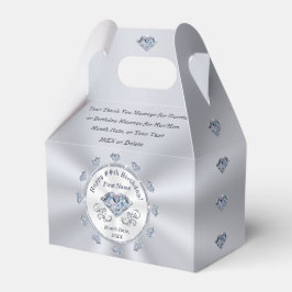 誕生日パーティーの好意ボックス、ダイヤモンド誕生日 フェイバーボックス