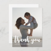 誕生日パーティーの子供たちに感謝スクリプト1枚の写真 ポストカード (正面/裏面)