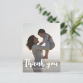 誕生日パーティーの子供たちに感謝スクリプト1枚の写真 ポストカード (スタンド正面)