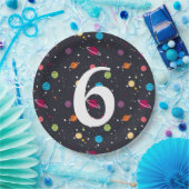 誕生日パーティーの惑星と星 ペーパープレート (パーティー)