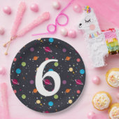 誕生日パーティーの惑星と星 ペーパープレート (パーティー)