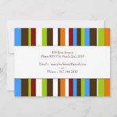 誕生日パーティーの招子供へ待 招待状 (裏面)