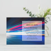 誕生日パーティーの招待でドライブ 招待状 (スタンド正面)