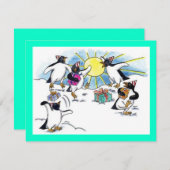 誕生日パーティーの招待に参加して下さい 招待状 (正面/裏面)