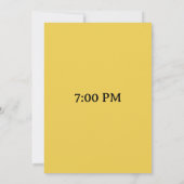 誕生日パーティーの招待カード | 人格可能な 招待状 (裏面)