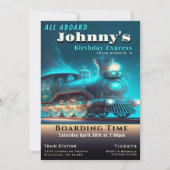 誕生日パーティーの招待状の作成 招待状 (正面)