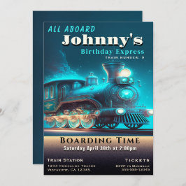 誕生日パーティーの招待状の作成 招待状