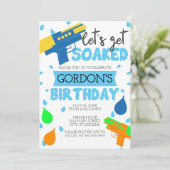 誕生日パーティーの招待状をずぶぬれにしよう 招待状 (スタンド正面)