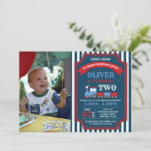 誕生日パーティーの招待状を作成する 招待状 (スタンド正面)