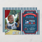 誕生日パーティーの招待状を作成する 招待状 (正面/裏面)