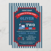 誕生日パーティーの招待状を作成する 招待状 (正面/裏面)